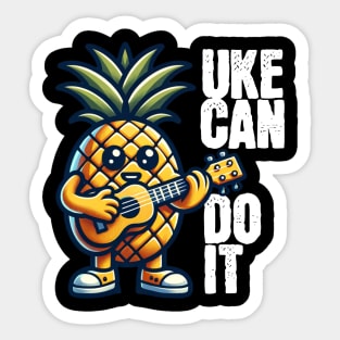 Uke Can Do It - Ukulele Sticker